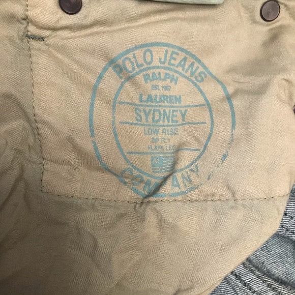 Ralph Lauren Polo Jeans Low Rise Flare Jeans - Picture 12 of 16